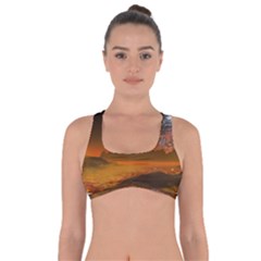 Galaxy Galaxies Bump Together Lava Got No Strings Sports Bra by Simbadda