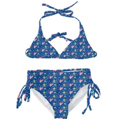Memphis Pattern Kids  Classic Bikini Set by Simbadda