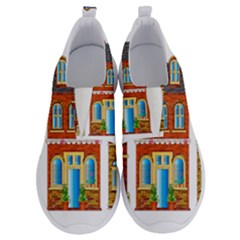 City Buildings Brick Architecture No Lace Lightweight Shoes by Simbadda