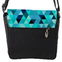 Teal Triangles Pattern Removable Flap Cover (S) View2