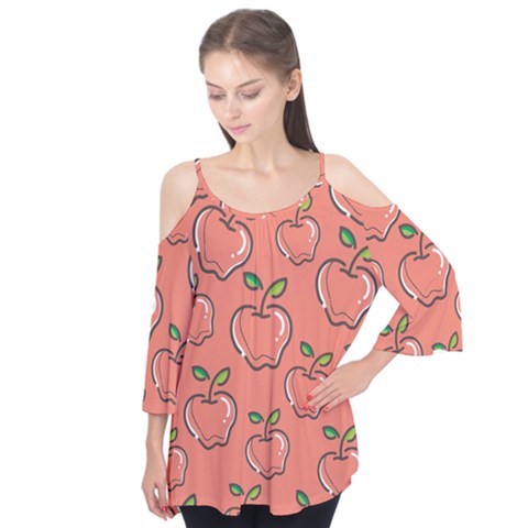 Fruit Apple Flutter Tees by HermanTelo
