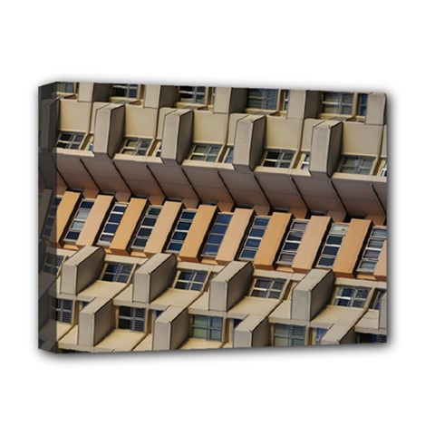 Architecture Geometry Deluxe Canvas 16  X 12  (stretched)  by Simbadda