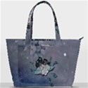 Sport, surfboard with flowers and fish Back Pocket Shoulder Bag  View1