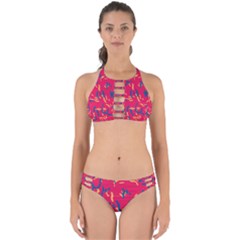 Pattern Booty Faces Perfectly Cut Out Bikini Set by Sudhe
