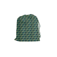 Stamping Heart Love Drawstring Pouch (small) by Bajindul