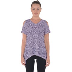 Baroque Pearls And Fauna Ornate Mandala Cut Out Side Drop Tee by pepitasart