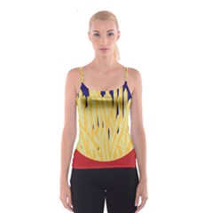 French Fries Potato Snacks Food Spaghetti Strap Top by Simbadda