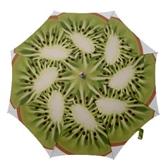 Kiwi Fruit Fresh Green Tasty Food Hook Handle Umbrellas (small) by Simbadda