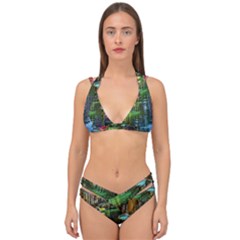 Venice City Italy Architecture Double Strap Halter Bikini Set by Simbadda