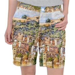 Architecture Town Travel Water Pocket Shorts by Simbadda
