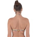 Seamless Ethnic Pattern Halter Bandeau Bikini Top View2