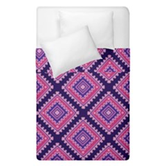 Ethnic Seamless Pattern Tribal Line Print African Mexican Indian Style Duvet Cover Double Side (single Size) by Vaneshart