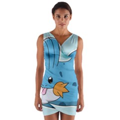 Patokip Wrap Front Bodycon Dress by MuddyGamin9