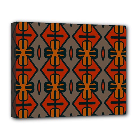 Seamless Digitally Created Tilable Abstract Pattern Deluxe Canvas 20  X 16  (stretched) by Vaneshart