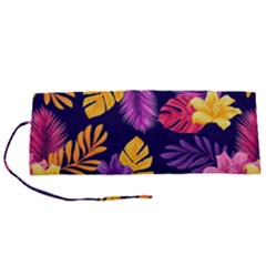 Tropical Pattern Roll Up Canvas Pencil Holder (s) by Vaneshart