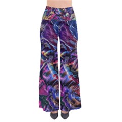 Multicolored Abstract Painting So Vintage Palazzo Pants by Vaneshart