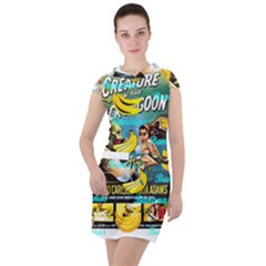 Creature From The Black Lagoon Bananas Drawstring Hooded Dress by cypryanus