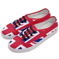 Uk Flag Women s Classic Low Top Sneakers by FlagGallery