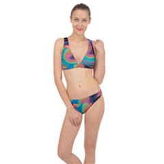 Abstract Art Abstract Background Classic Banded Bikini Set  by Simbadda