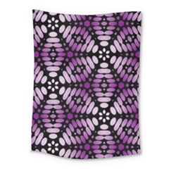Pattern Purple Seamless Design Medium Tapestry by Simbadda