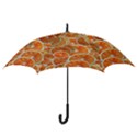 Oranges Background Texture Pattern Hook Handle Umbrellas (Small) View3
