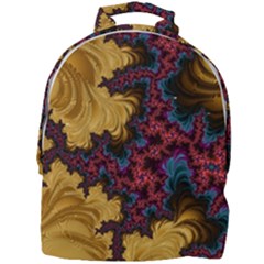 Creative Abstract Structure Texture Flower Pattern Black Material Textile Art Colors Design  Mini Full Print Backpack by Vaneshart
