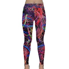 Sea Water Ocean Rope Dock Boat Texture Flower Old Ship Decoration Pattern Line Equipment Gear  Classic Yoga Leggings by Vaneshart