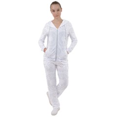 Circle Vector Background Abstract Women s Tracksuit by Bajindul