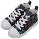 Art Artwork Fractal Digital Kids  Mid-Top Canvas Sneakers View2