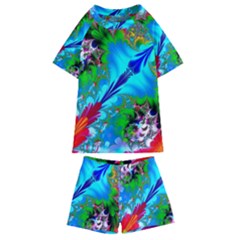 Abstract Art Art Design Modern Art Kids  Swim Tee And Shorts Set by Wegoenart