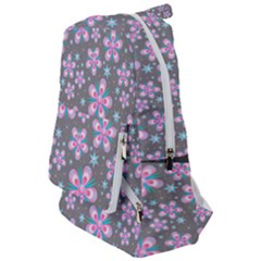 Seamless Pattern Flowers Pink Travelers  Backpack by Wegoenart
