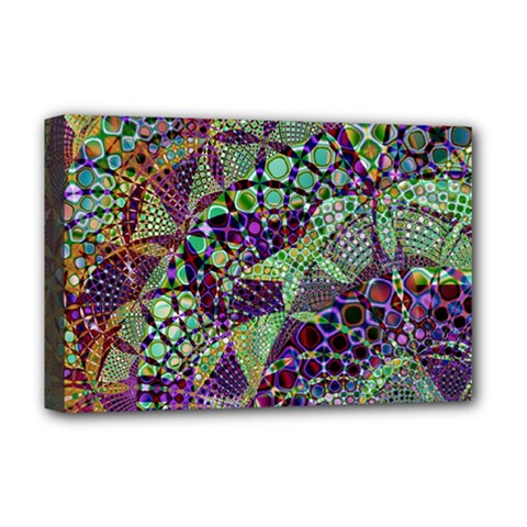 Background Design Art Artwork Deluxe Canvas 18  X 12  (stretched) by Wegoenart