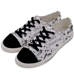 Space Elements Men s Low Top Canvas Sneakers by Vaneshart