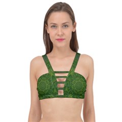 Fauna Nature Ornate Leaf Cage Up Bikini Top by pepitasart