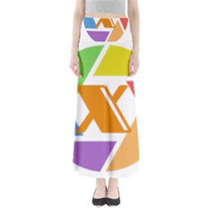 Xcoin Logo 200x200 Full Length Maxi Skirt by Ipsum