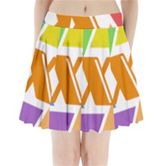 Xcoin Logo 200x200 Pleated Mini Skirt by Ipsum
