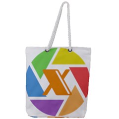 Xcoin Logo 200x200 Full Print Rope Handle Tote (large) by Ipsum