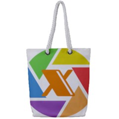 Xcoin Logo 200x200 Full Print Rope Handle Tote (small) by Ipsum