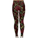 Flower Seamless Tile Background Classic Yoga Leggings View2