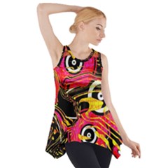 Abstract Clutter Side Drop Tank Tunic by Vaneshart