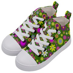 Abstract 1300667 960 720 Kids  Mid-top Canvas Sneakers by vintage2030