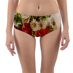 Poppy 2507631 960 720 Reversible Mid-waist Bikini Bottoms by vintage2030