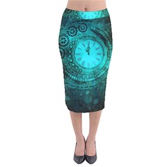 Steampunk 3891184 960 720 Velvet Midi Pencil Skirt by vintage2030