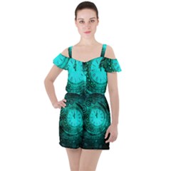 Steampunk 3891184 960 720 Ruffle Cut Out Chiffon Playsuit by vintage2030