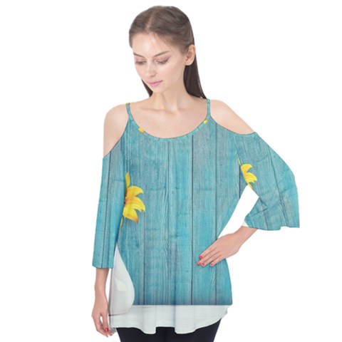 Sun Flower 3292932 960 720 Flutter Tees by vintage2030