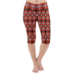 Plaid 857955 960 720 Lightweight Velour Cropped Yoga Leggings by vintage2030