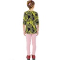 Seamless Pattern Background Kids  Quarter Sleeve Raglan Tee View2