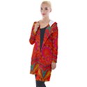 Background Pattern Surface Texture Hooded Pocket Cardigan View1