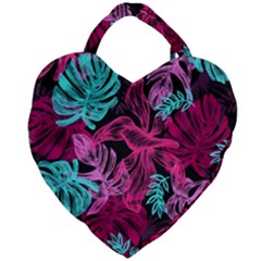Leaves Giant Heart Shaped Tote by Sobalvarro