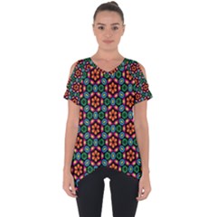 Pattern  Cut Out Side Drop Tee by Sobalvarro